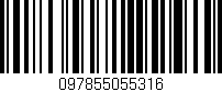 Código de barras (EAN, GTIN, SKU, ISBN): '097855055316'