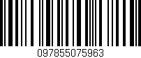Código de barras (EAN, GTIN, SKU, ISBN): '097855075963'
