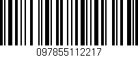 Código de barras (EAN, GTIN, SKU, ISBN): '097855112217'