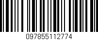 Código de barras (EAN, GTIN, SKU, ISBN): '097855112774'