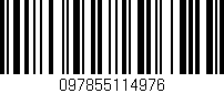 Código de barras (EAN, GTIN, SKU, ISBN): '097855114976'