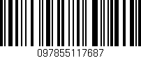 Código de barras (EAN, GTIN, SKU, ISBN): '097855117687'