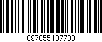 Código de barras (EAN, GTIN, SKU, ISBN): '097855137708'