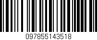 Código de barras (EAN, GTIN, SKU, ISBN): '097855143518'