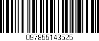 Código de barras (EAN, GTIN, SKU, ISBN): '097855143525'