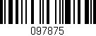 Código de barras (EAN, GTIN, SKU, ISBN): '097875'