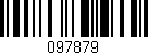 Código de barras (EAN, GTIN, SKU, ISBN): '097879'