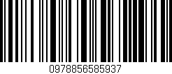 Código de barras (EAN, GTIN, SKU, ISBN): '0978856585937'