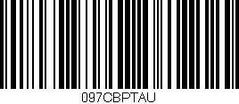 Código de barras (EAN, GTIN, SKU, ISBN): '097CBPTAU'