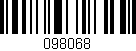 Código de barras (EAN, GTIN, SKU, ISBN): '098068'