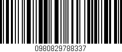Código de barras (EAN, GTIN, SKU, ISBN): '0980829788337'