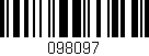 Código de barras (EAN, GTIN, SKU, ISBN): '098097'