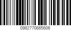 Código de barras (EAN, GTIN, SKU, ISBN): '0982770665606'