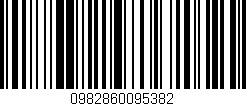 Código de barras (EAN, GTIN, SKU, ISBN): '0982860095382'