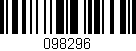 Código de barras (EAN, GTIN, SKU, ISBN): '098296'