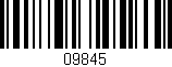 Código de barras (EAN, GTIN, SKU, ISBN): '09845'