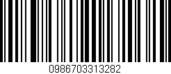 Código de barras (EAN, GTIN, SKU, ISBN): '0986703313282'