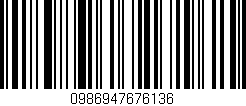 Código de barras (EAN, GTIN, SKU, ISBN): '0986947676136'