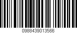Código de barras (EAN, GTIN, SKU, ISBN): '0988439013566'
