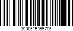 Código de barras (EAN, GTIN, SKU, ISBN): '0988615955796'