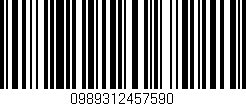 Código de barras (EAN, GTIN, SKU, ISBN): '0989312457590'