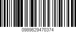 Código de barras (EAN, GTIN, SKU, ISBN): '0989629470374'