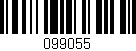 Código de barras (EAN, GTIN, SKU, ISBN): '099055'
