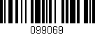 Código de barras (EAN, GTIN, SKU, ISBN): '099069'
