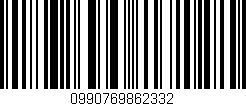 Código de barras (EAN, GTIN, SKU, ISBN): '0990769862332'