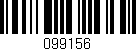 Código de barras (EAN, GTIN, SKU, ISBN): '099156'