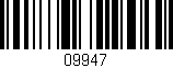 Código de barras (EAN, GTIN, SKU, ISBN): '09947'