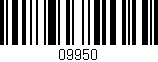 Código de barras (EAN, GTIN, SKU, ISBN): '09950'