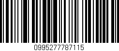 Código de barras (EAN, GTIN, SKU, ISBN): '0995277787115'