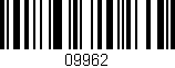 Código de barras (EAN, GTIN, SKU, ISBN): '09962'