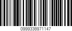 Código de barras (EAN, GTIN, SKU, ISBN): '0999338971147'