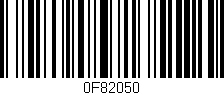 Código de barras (EAN, GTIN, SKU, ISBN): '0F82050'
