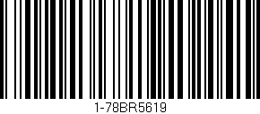 Código de barras (EAN, GTIN, SKU, ISBN): '1-78BR5619'