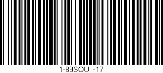 Código de barras (EAN, GTIN, SKU, ISBN): '1-89SOU/-17'