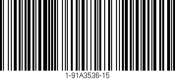 Código de barras (EAN, GTIN, SKU, ISBN): '1-91A3536-15'