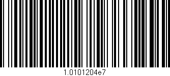 Código de barras (EAN, GTIN, SKU, ISBN): '1.0101204e7'