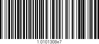Código de barras (EAN, GTIN, SKU, ISBN): '1.0101308e7'