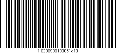 Código de barras (EAN, GTIN, SKU, ISBN): '1.0230990100051e13'