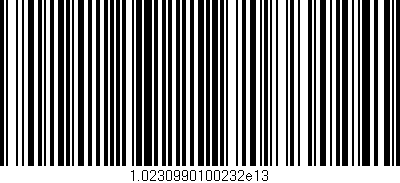 Código de barras (EAN, GTIN, SKU, ISBN): '1.0230990100232e13'