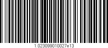 Código de barras (EAN, GTIN, SKU, ISBN): '1.023099010027e13'