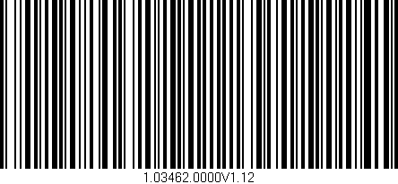 Código de barras (EAN, GTIN, SKU, ISBN): '1.03462.0000V1.12'
