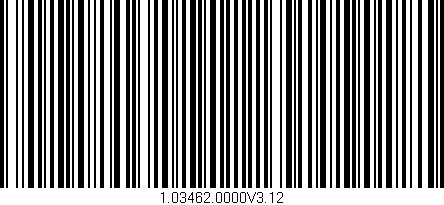 Código de barras (EAN, GTIN, SKU, ISBN): '1.03462.0000V3.12'