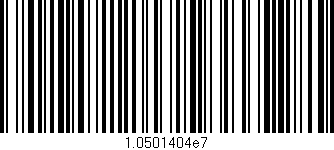 Código de barras (EAN, GTIN, SKU, ISBN): '1.0501404e7'