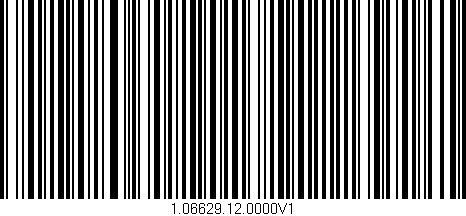 Código de barras (EAN, GTIN, SKU, ISBN): '1.06629.12.0000V1'