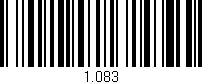 Código de barras (EAN, GTIN, SKU, ISBN): '1.083'
