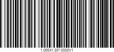 Código de barras (EAN, GTIN, SKU, ISBN): '1.08541.BP.0000V1'